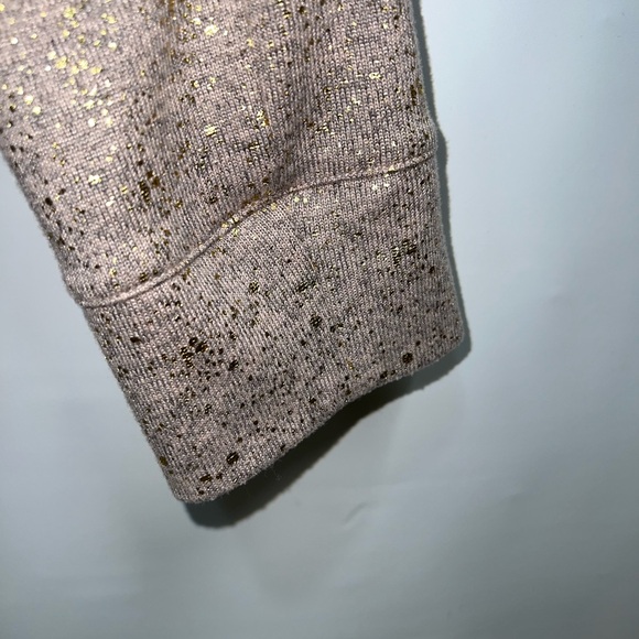 Ruby Rd. Shirt Women’s Medium Brown Long Sleeve Polyester Blend Gold Flecked - Picture 8 of 13